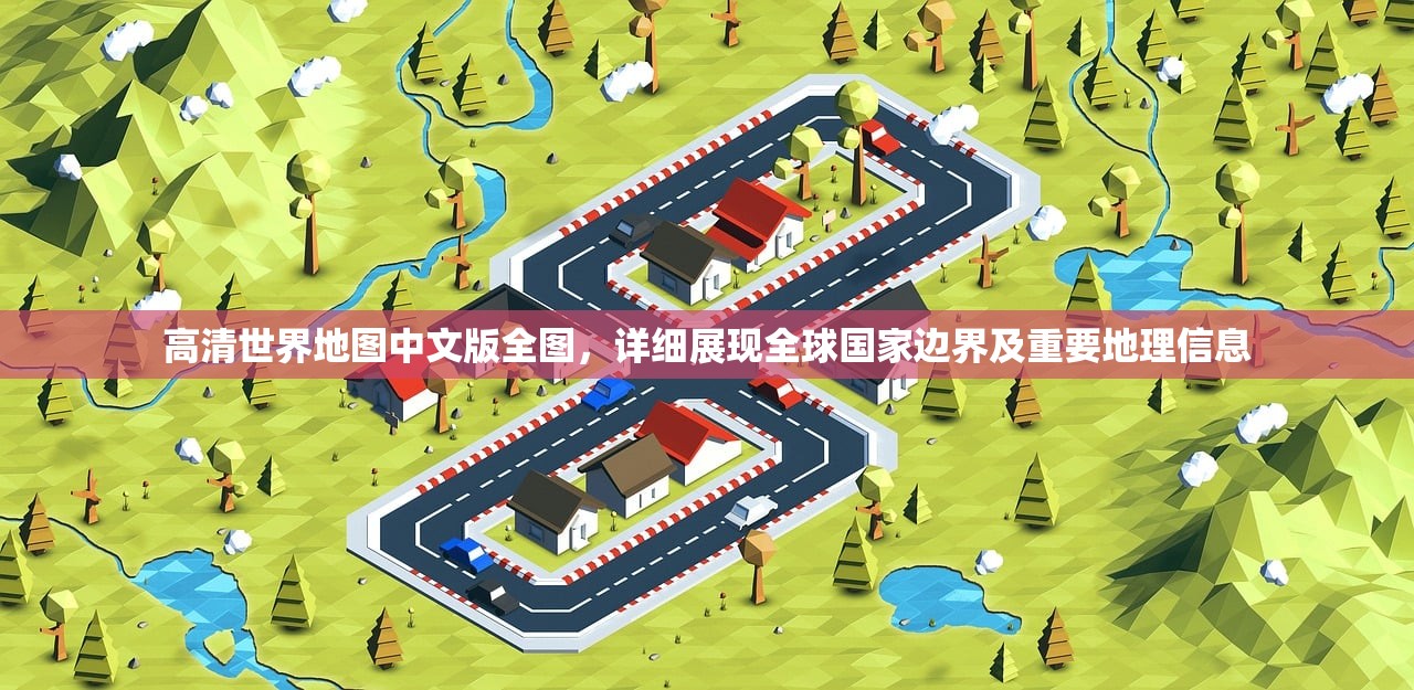 高清世界地图中文版全图，详细展现全球国家边界及重要地理信息